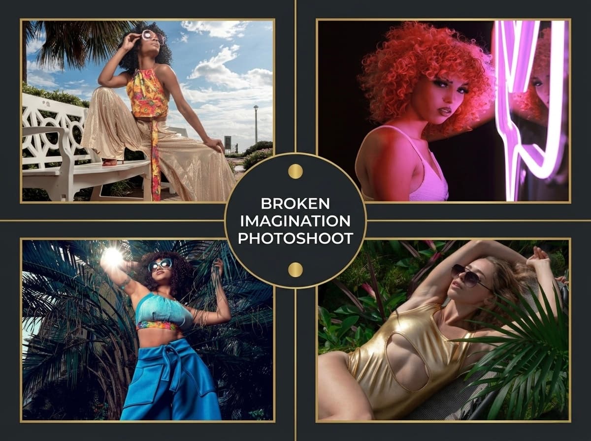 Exclusive Editorial Grant: Professional Photoshoot with Broken Imagination